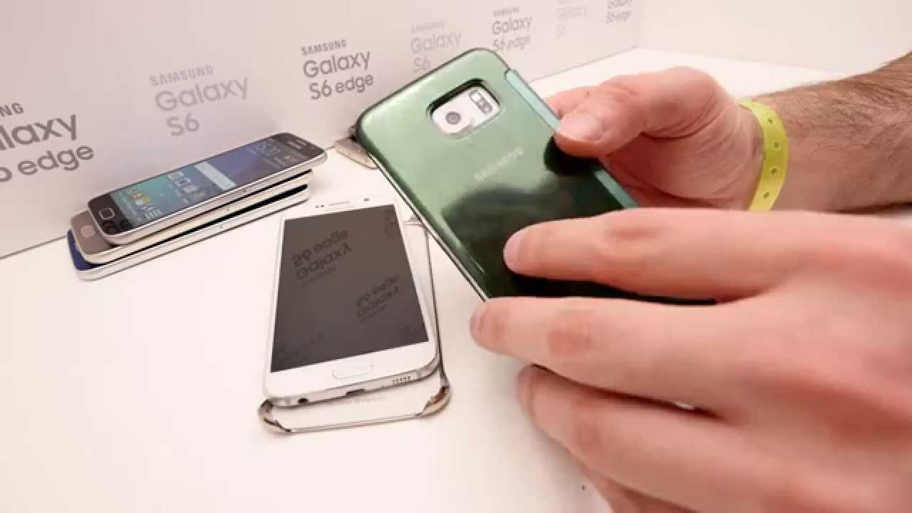 Samsung Galaxy S6 Edge Clear View Cover hands On [4K]