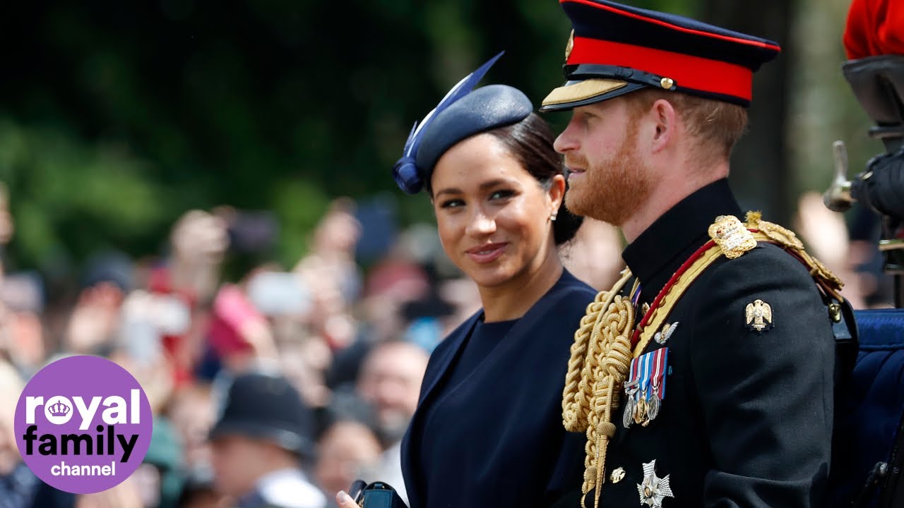 Royal family depart Buckingham Palace for Trooping the Colour parade