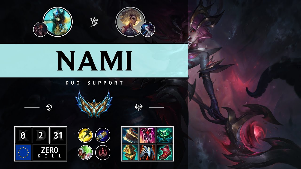 Nami Support vs Rell - EUW Challenger Patch 14.12