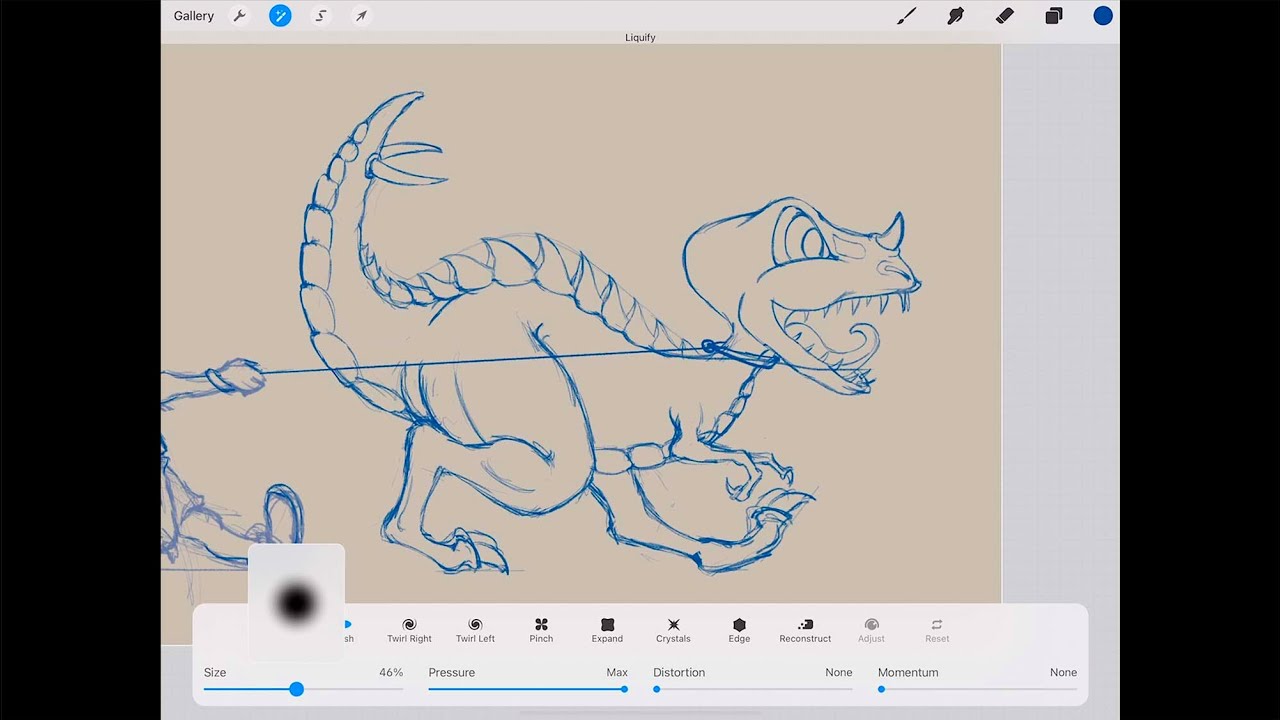 Procreate: Solid Foundations - Master the Liquify Tool