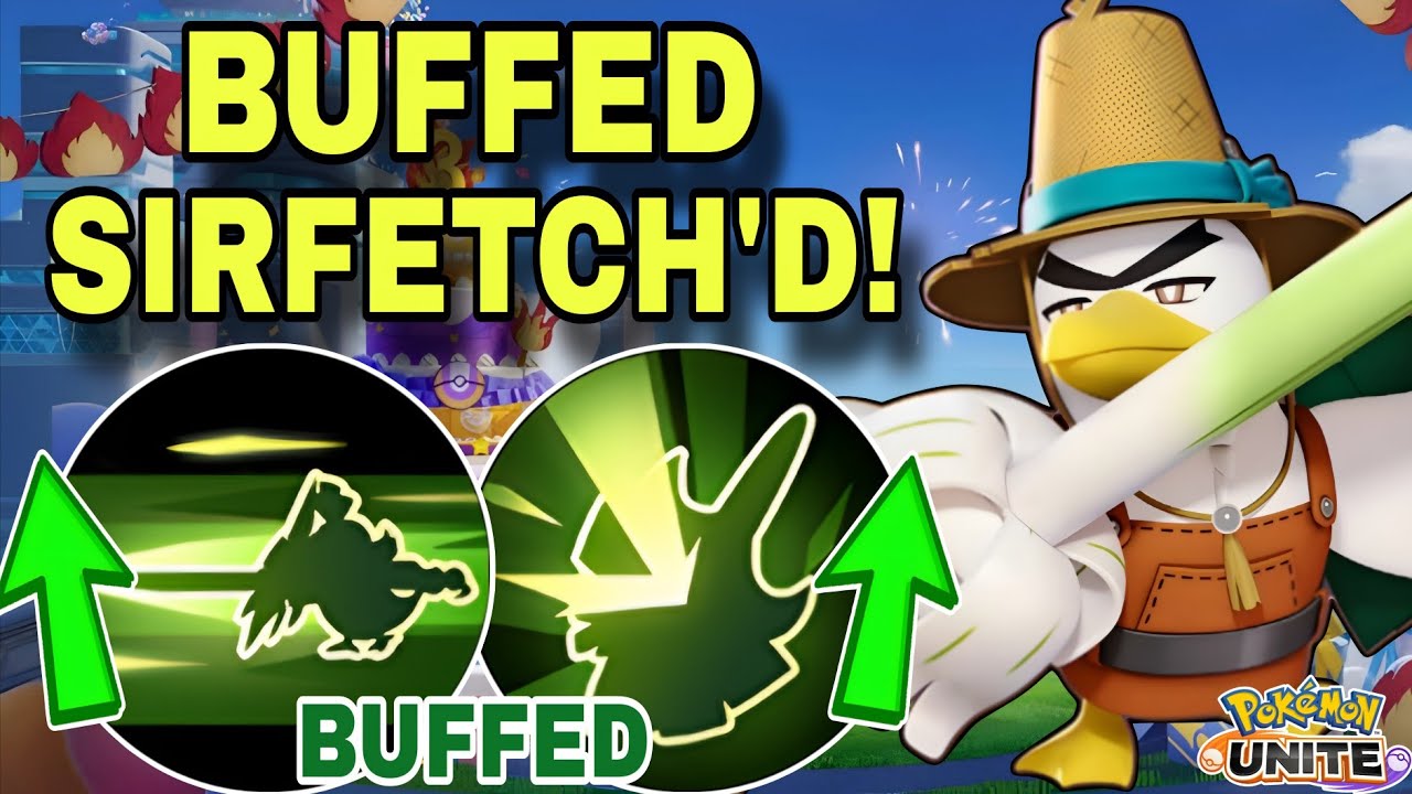 These Buffs Made Fury Cutter + Detect SIRFETCH'D Hit So Hard! | Pokemon Unite