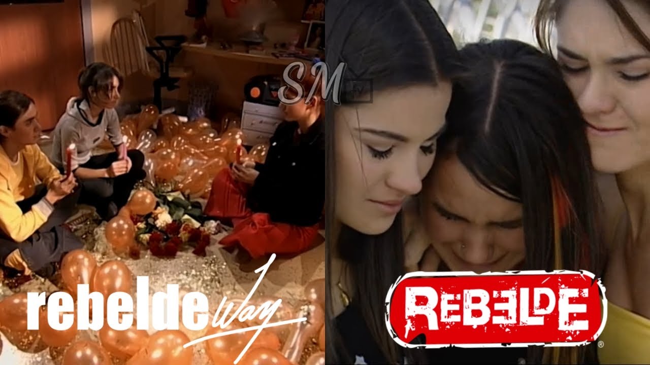 Marizza/Roberta, Luna/Lupita y Lujan prometen ser amigas para siempre - Rebelde Way / Rebelde.
