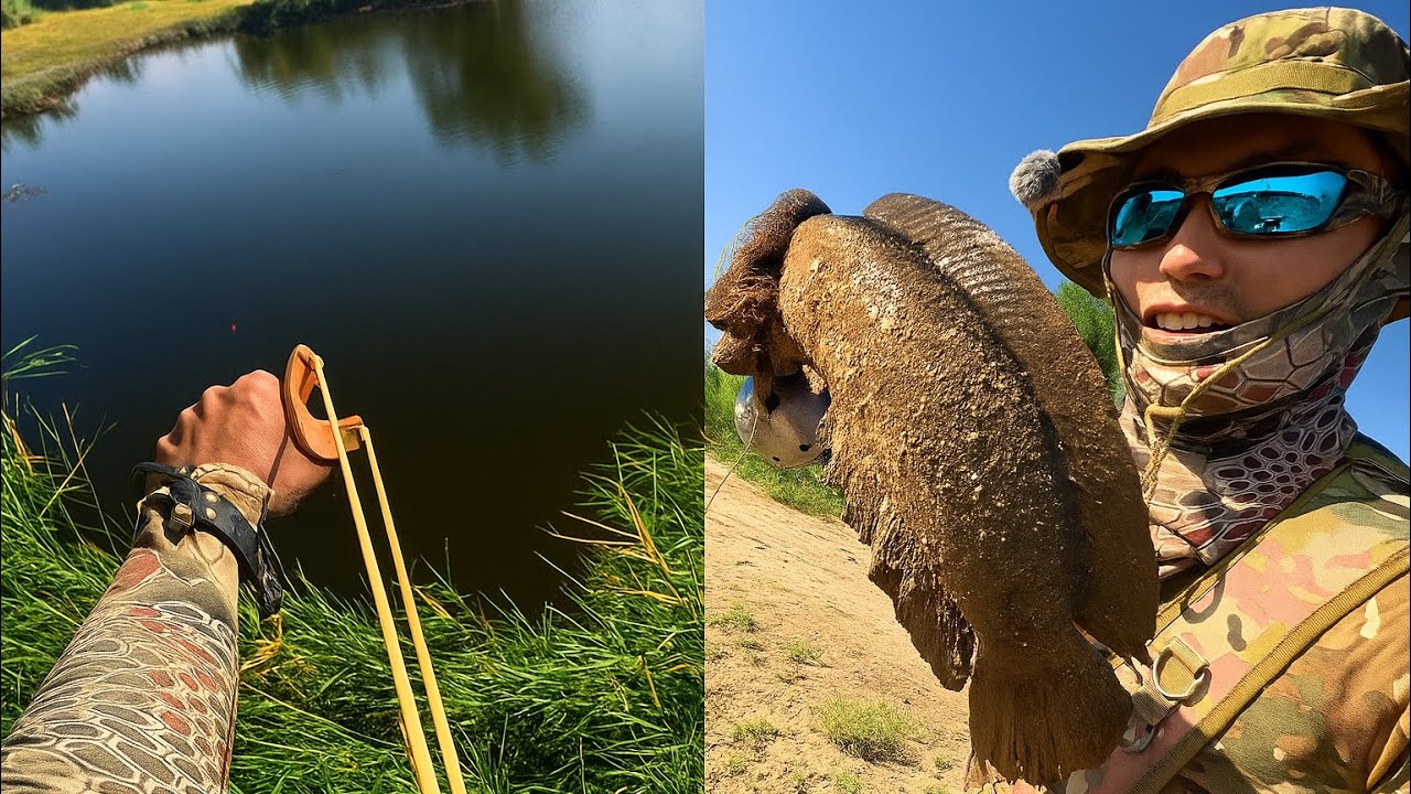 Әр атқаным дәл тиді! Жыланбалық қашып құтыла алмады!