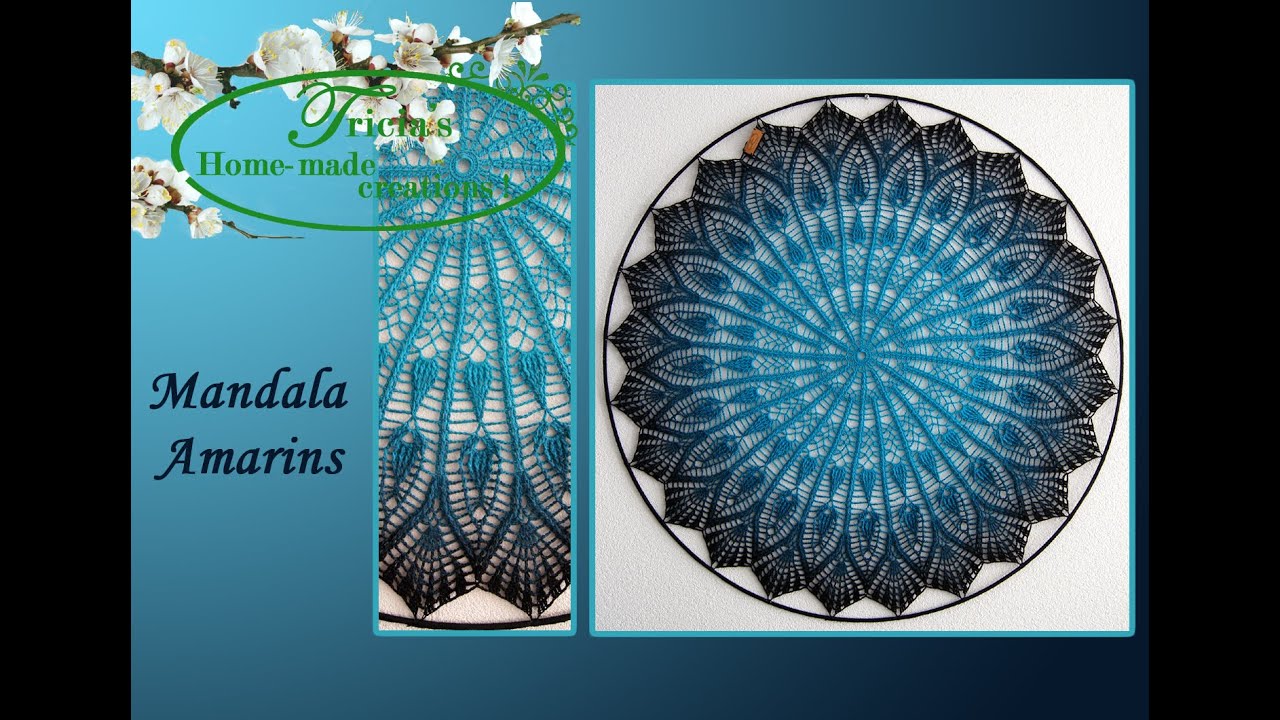 Mandala Amarins haken 100 cm