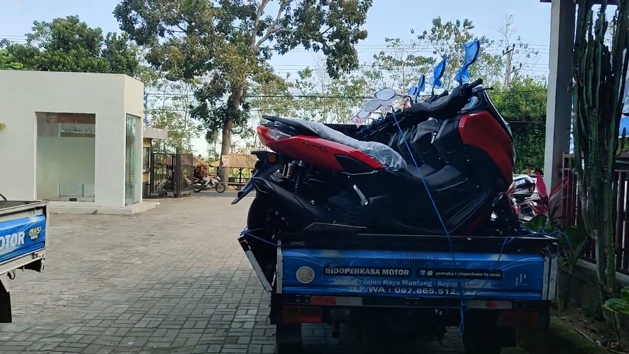 persiapan pengiriman all new nmax hadiah ulang tahun.... siap kirim ke ko sumen