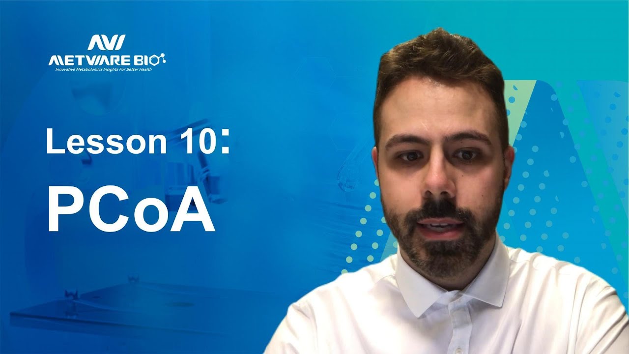 Metware tools video series - Lesson 10: PCoA