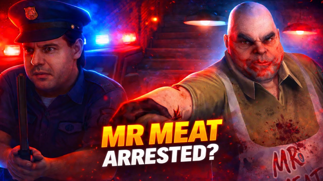 MR MEAT ARRESTED? 😱 Police Raid in Mr Meat Horror Game | Hindi Gameplay