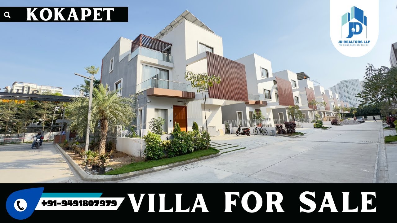 420 SQ.YDS VILLA FOR SALE IN HYDERABAD KOKAPET  | PREMIUM VILLA FOR SALE