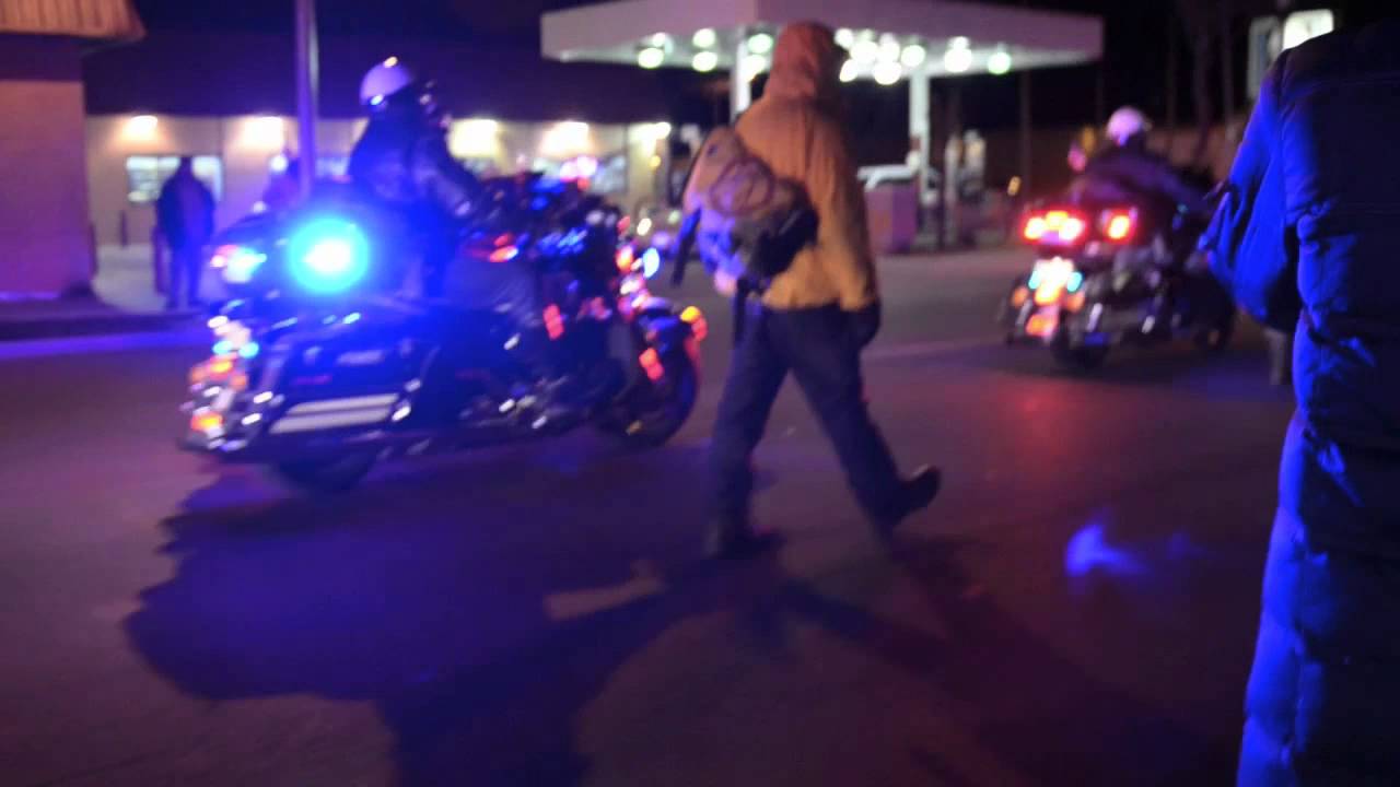 Occupy Milwaukee Marches amid Milwaukee Police Motorcycles (Raw Footage)