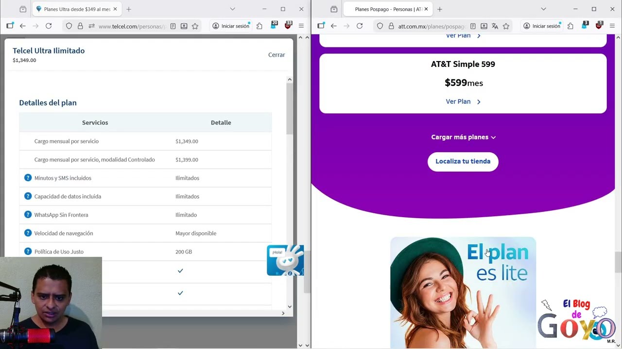 Telcel Ultra vs. AT&T Lite: la apuesta por dejar de ofrecer datos dedicados para redes sociales