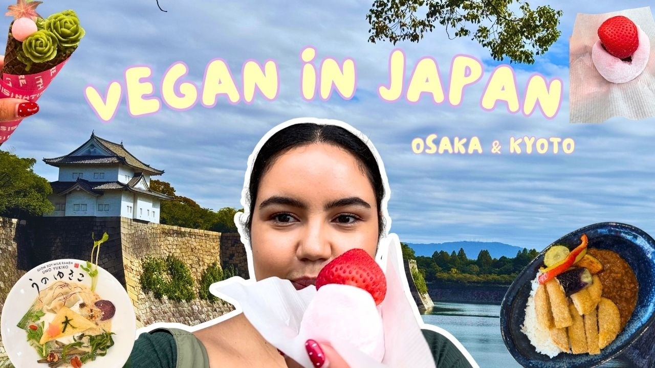 Vegan food in Japan: Osaka & Kyoto solo travel vlog