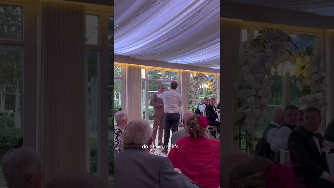 DRUNK WEDDING GUEST interrupts speeches!! 😱😅😬🤫♥️