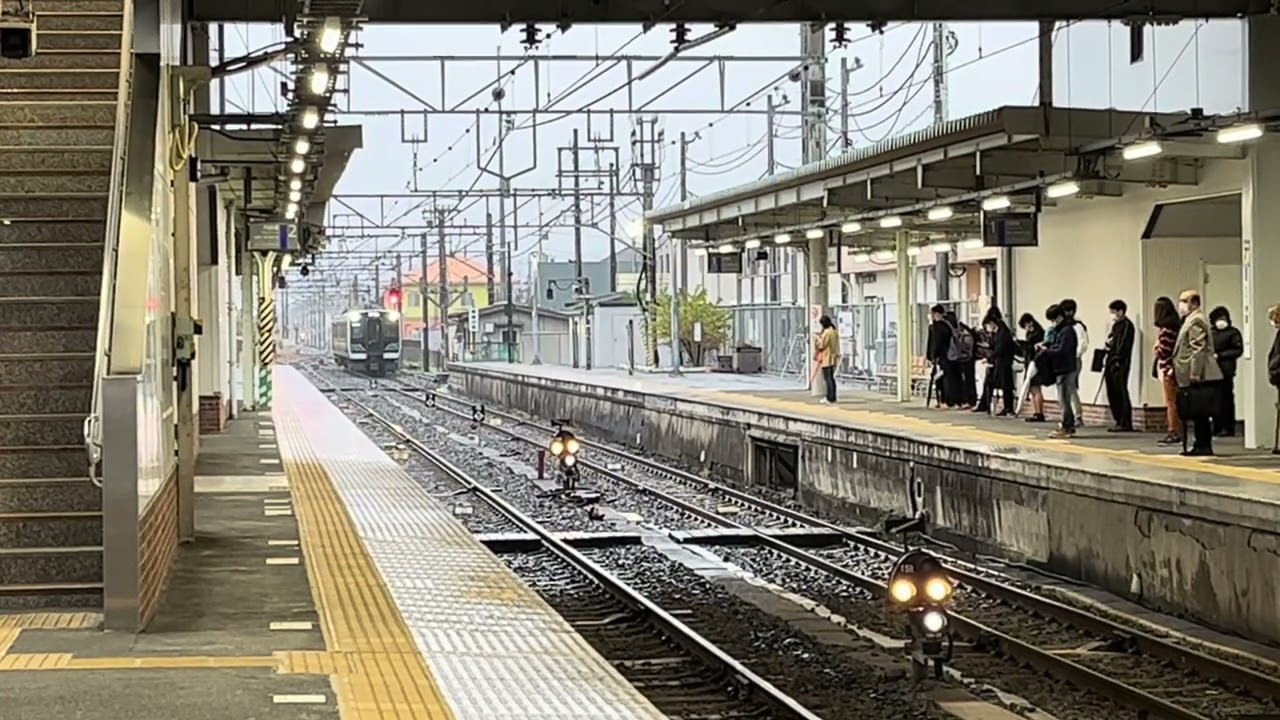 内房線E131系館山駅入線　2022年3/18撮影