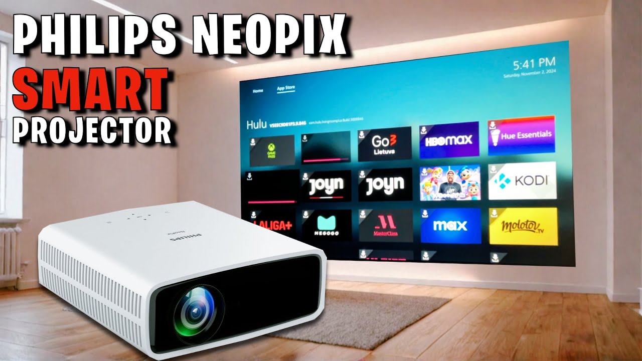 ЛУЧШИЙ бюджетный проектор для домашнего кинотеатра! Philips Neopix 750.