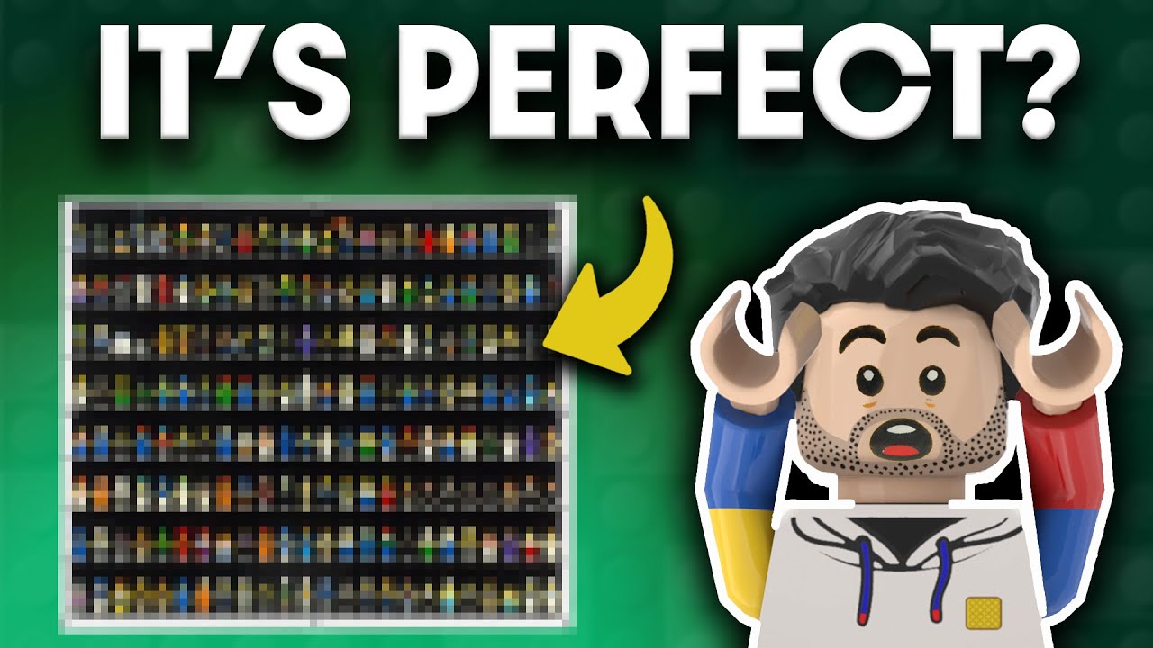 I Built the BEST LEGO Minifigure Display!