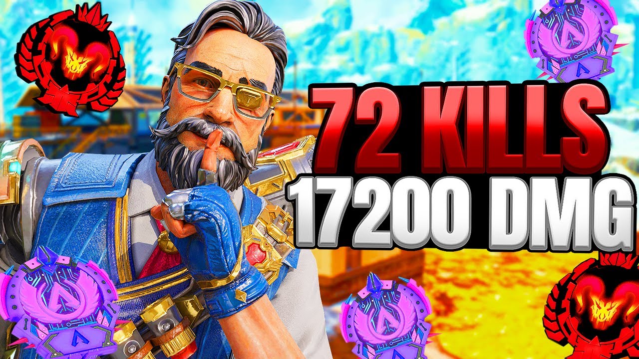 72 Kills and 17K Damage Fuse Gameplay Wins - Apex Legends (No Commentary)