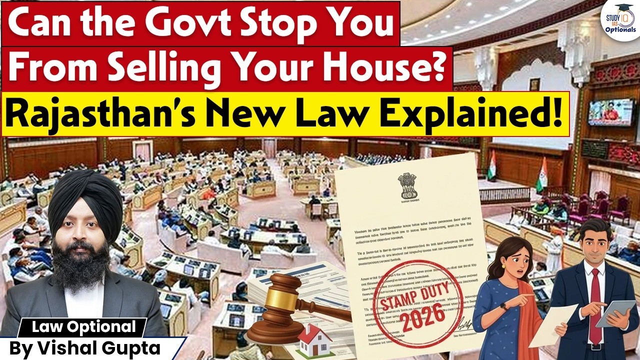 Rajasthan’s New Property Law Explained | Can Govt Restrict Property Sale? | Vishal Gupta