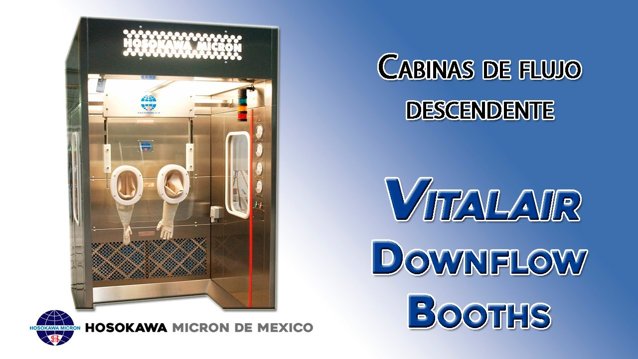 Demostración de las cabinas de flujo descendente Vitalair (Downflow Booths)