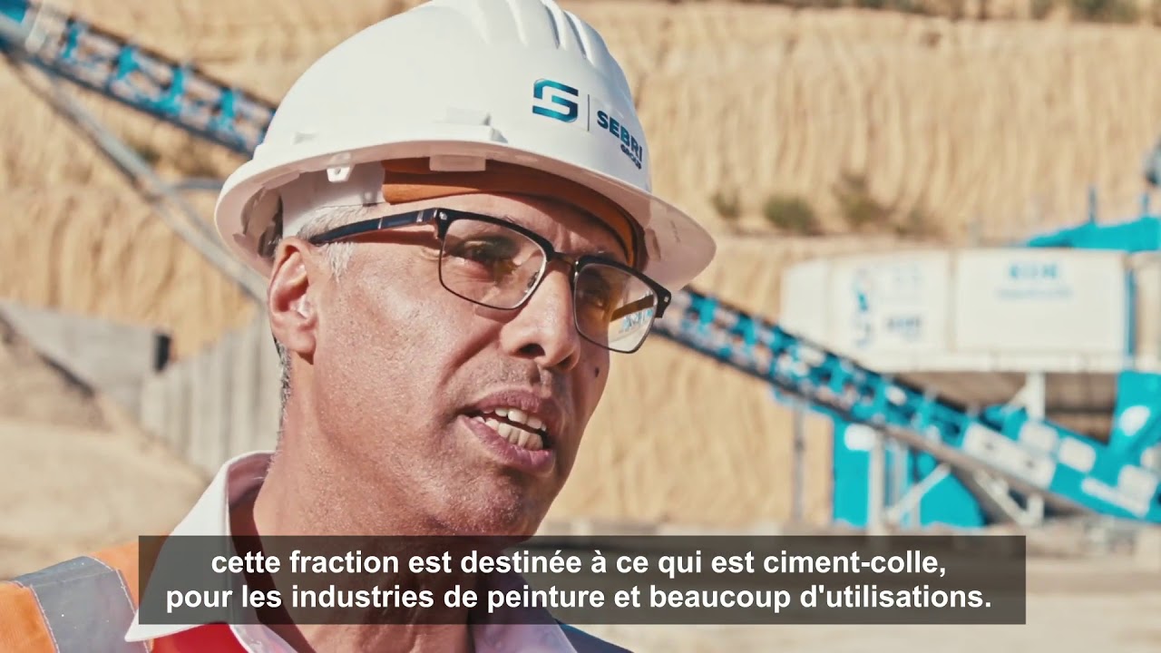 Installation d'une usine de lavage de sable de silice pour SOMEVAM (Groupe Sebri) en Tunisie