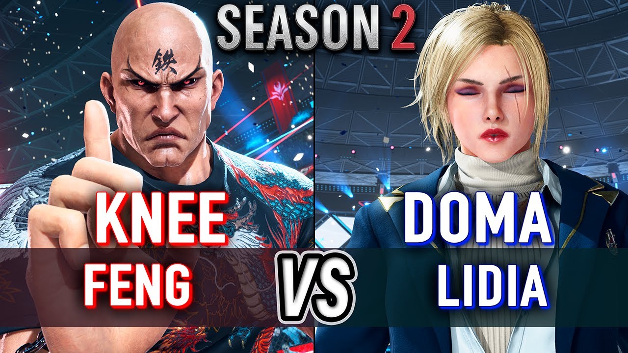 T8 🔥 KNEE (Feng) vs DOMA (Lidia) 🔥 Tekken 8 High Level Gameplay