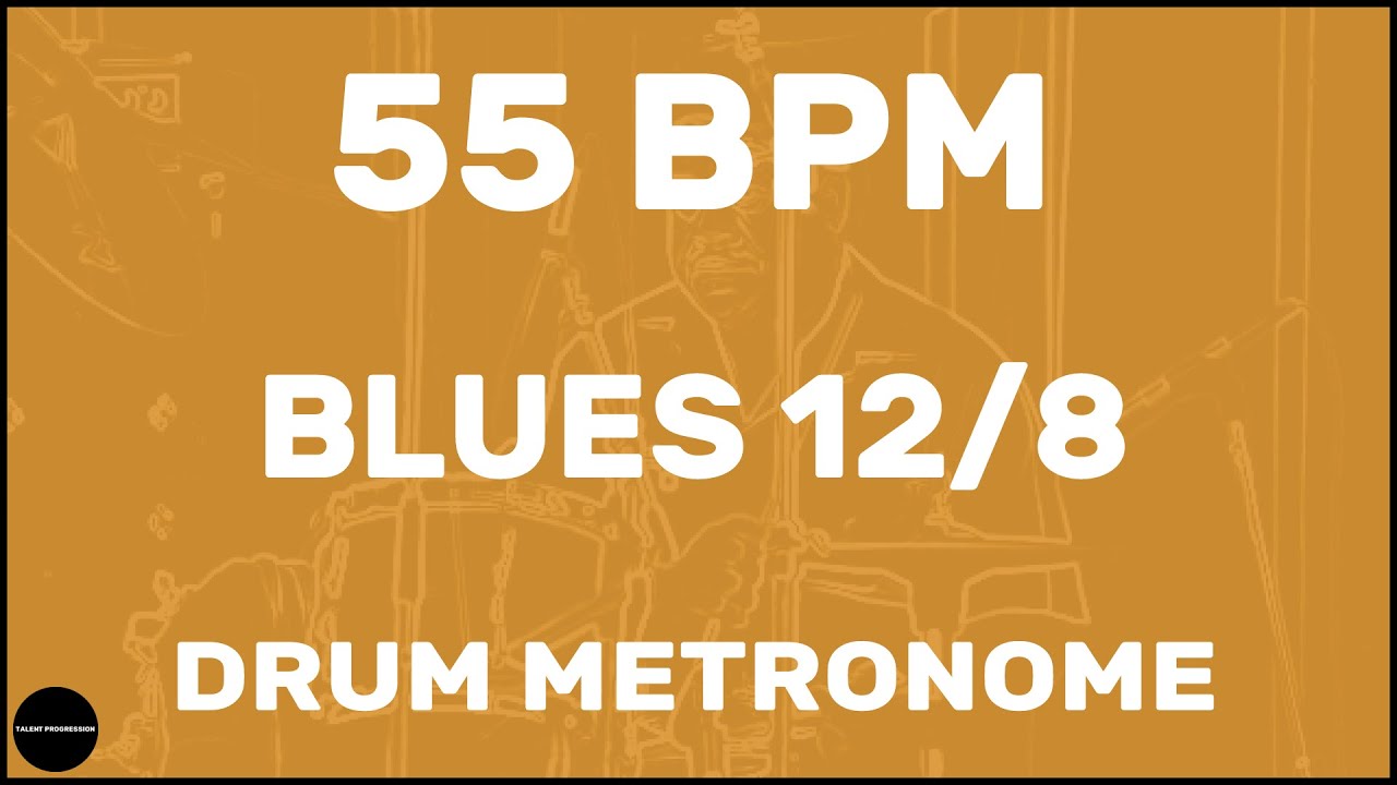 Blues 12/8 | метроном | 55 BPM