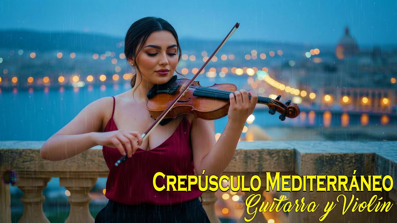 El Secreto del Crepúsculo Mediterráneo | Violín Profundo y Guitarra Española