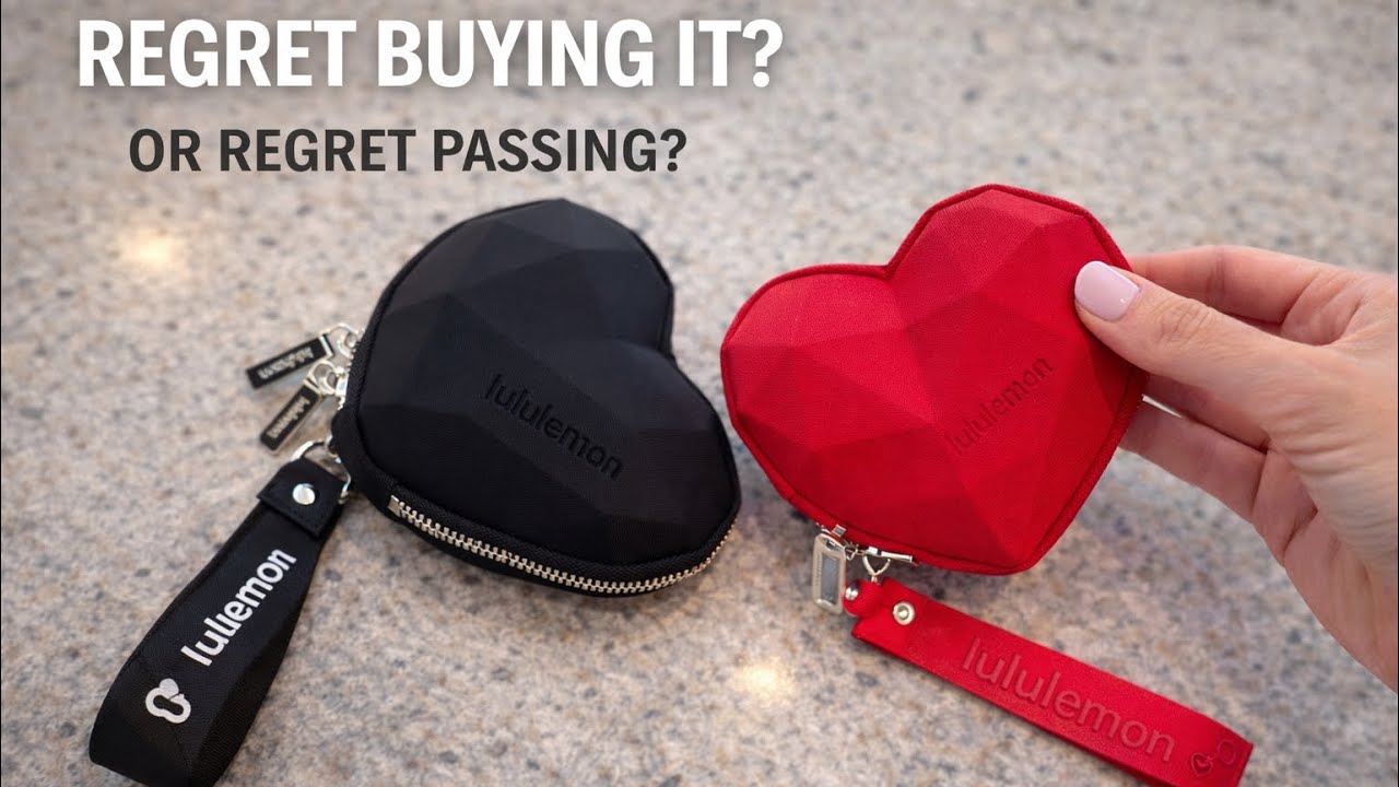 Do you need the NEW Lululemon Hard Heart Pouch?!💖Try-On, What Fits & Is It Worth It? (Spoiler: YES!)