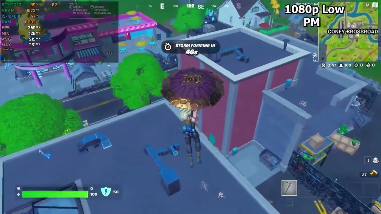 RTX 2070 + I5 10400F - Test 10 Game 2022