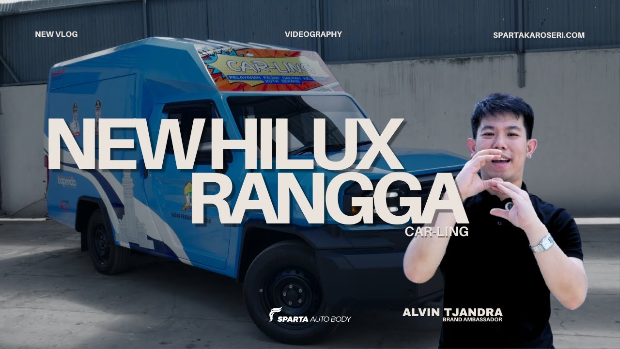 KARYA TERBAIK SPARTA KAROSERI, INILAH MOBIL PAJAK KELILING BERBASIS CHASSIS TOYOTA HILUX RANGGA