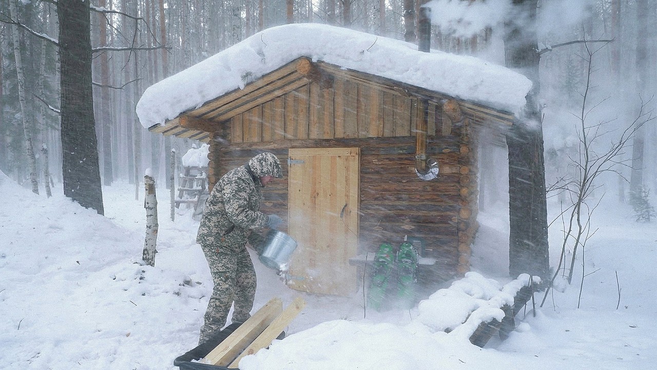 From snow to stove: prepping my dugout & wooden house for spring. Ep 17.
