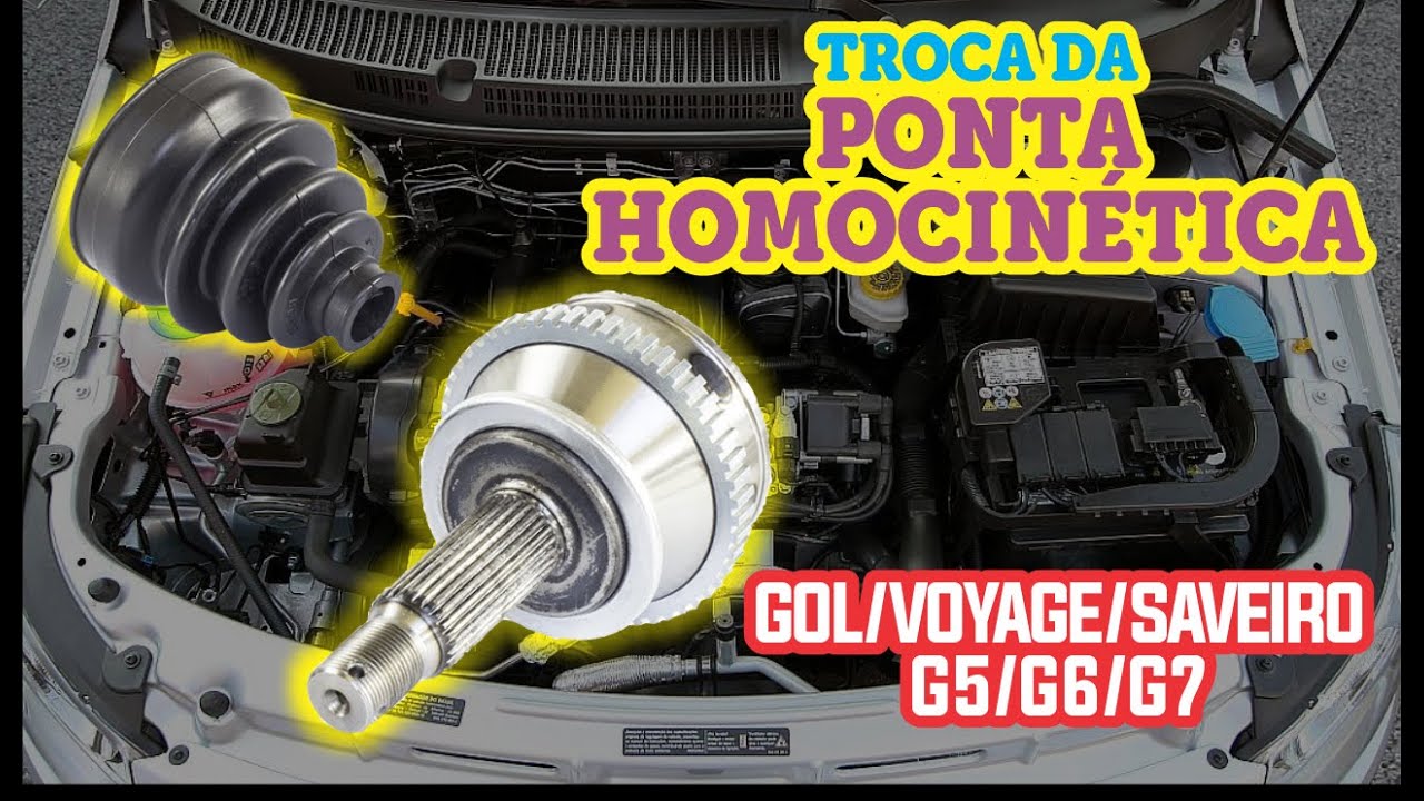 TROCA DA PONTA HOMOCINÉTICA GOL G5 | DCV