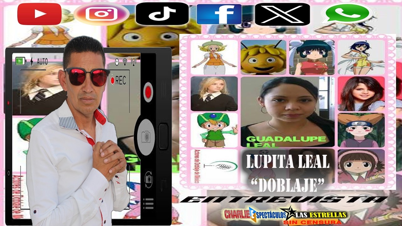 LUPITA LEAL / ACTRIZ / ENTREVISTA CON CHARLIE ESPECTÀCULOS Y LAS ESTRELLAS