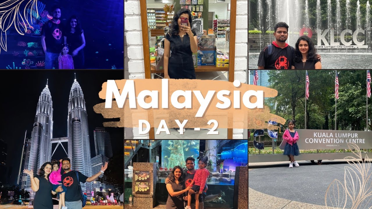 ✨Day 2 in Malaysia 🇲🇾 | Aquaria, KLCC Park & Twin Towers🌷