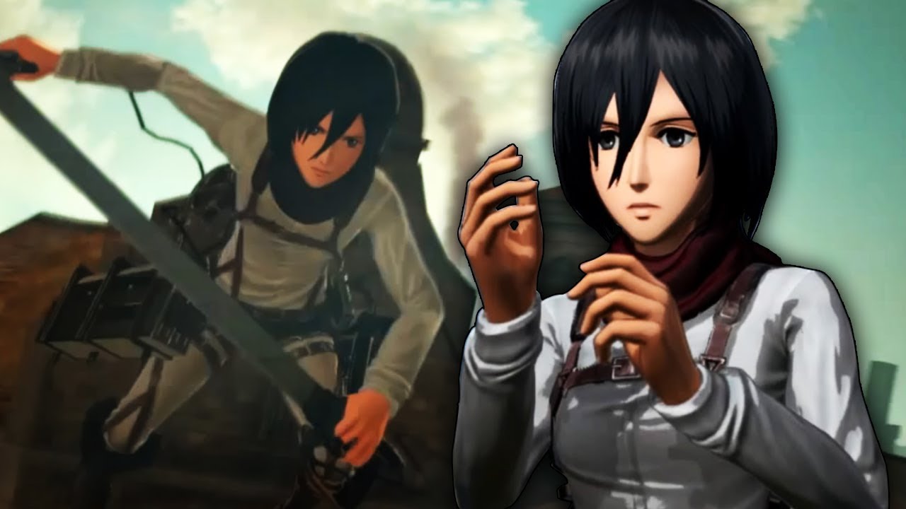 Attack on Titan 2 Mikasa (No jacket) 99+Perfected Gear Gameplay Inferno