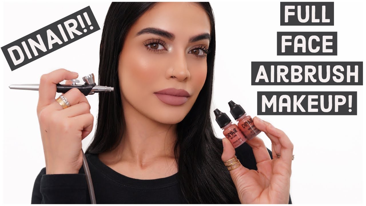 FULL FACE AIRBRUSH MAKEUP| DINAIR