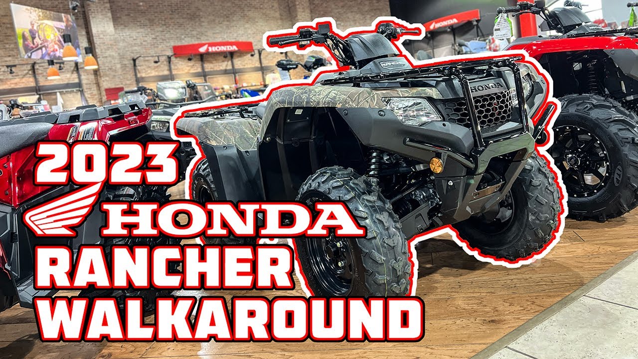 2023 Honda Rancher 420 4x4 Walkaround