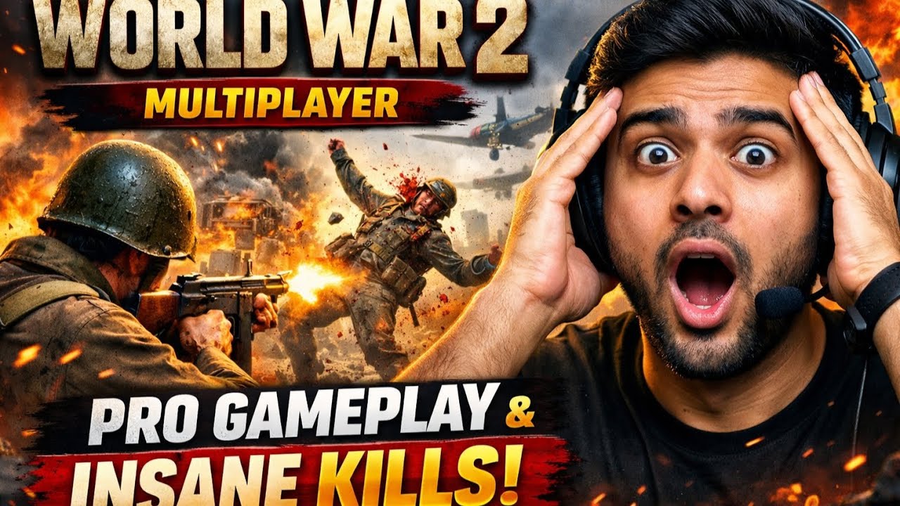 😱 World War 2 Multiplayer | Pro Gameplay & Insane Kills
