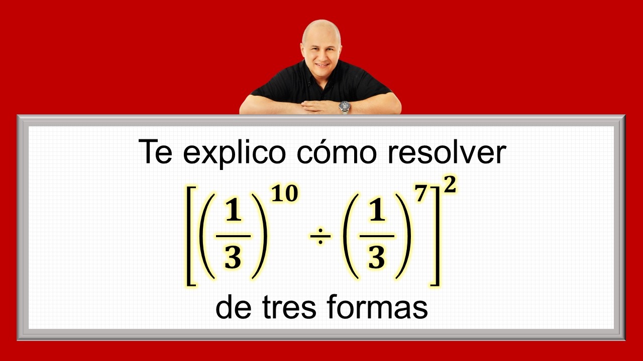 Potenciación de fracciones | Ej. 1 #julioprofe