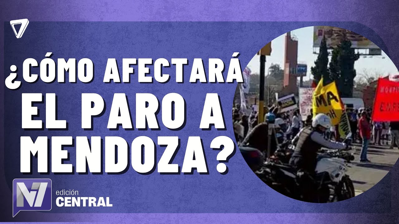 Paro nacional: servicios afectados en Mendoza y adhesión gremial