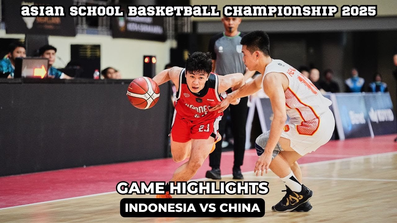 INDONESIA vs CHINA: Kenneth Leebron Cetak 26 Poin Lawan China!