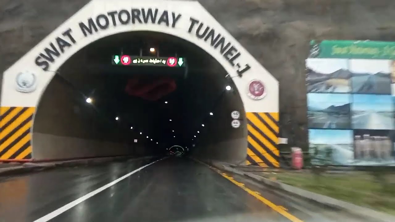 Tunnel View on Swat Road to Kalam | Scenic Mountain Drive