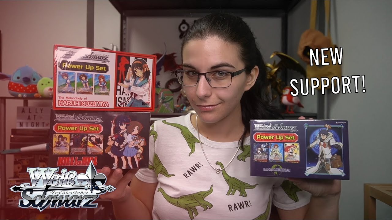 New Cards for Classic Sets! | WS POWER UP SETS: HARUHI, KILL LA KILL, & LOG HORIZON OPENINGS