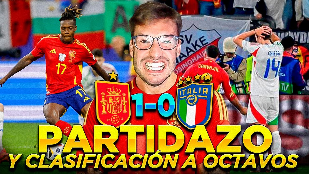 PUDO SER GOLEADA! A OCTAVOS 💪🏻 | ESPAÑA 1-0 ITALIA | EURO2024