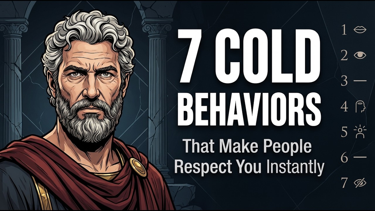 7 Cold Behaviors That Make People Respect You Instantly | Stoic Philosophy