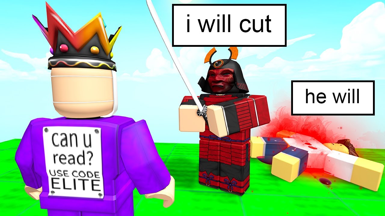 Roblox BUT I Used ADMIN Weapon In a SWORD Battle