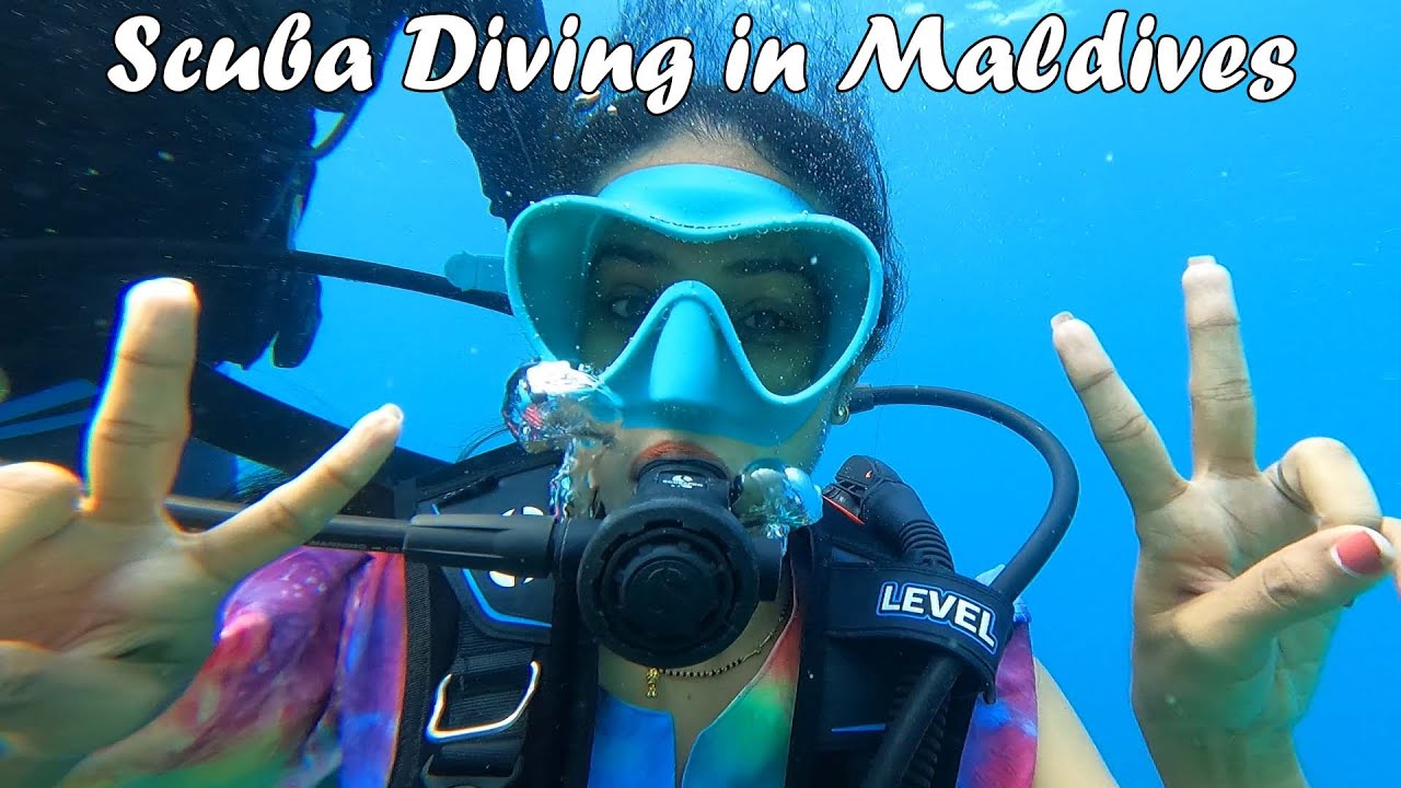 Scuba Diving in Maldives | Day 2 | First Dive Experience | Medhufushi Island Resort