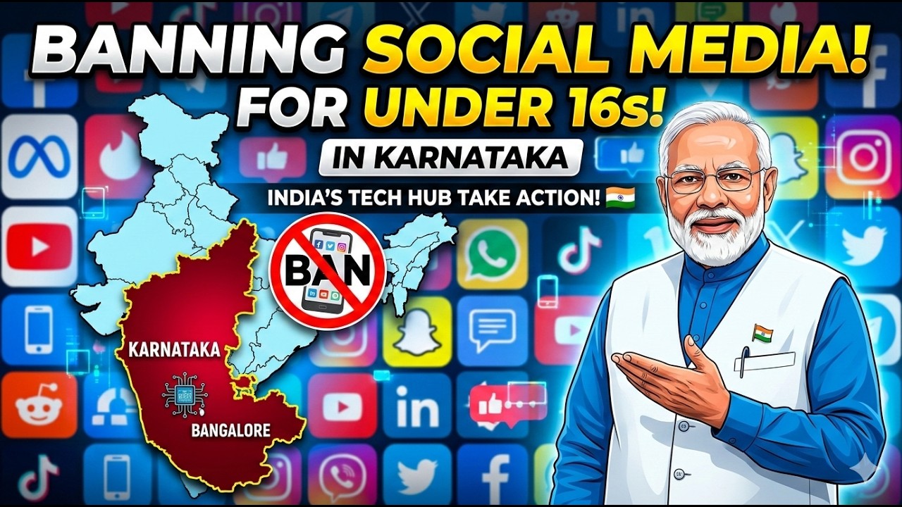 INDIA’S TECH HUB KARNATAKA MOVES TO BAN SOCIAL MEDIA FOR UNDER-16s