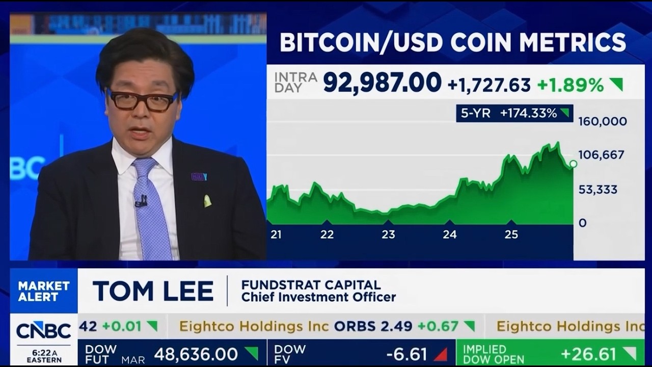 Tom Lee on Markets, Bitcoin & What Comes Next in 2026