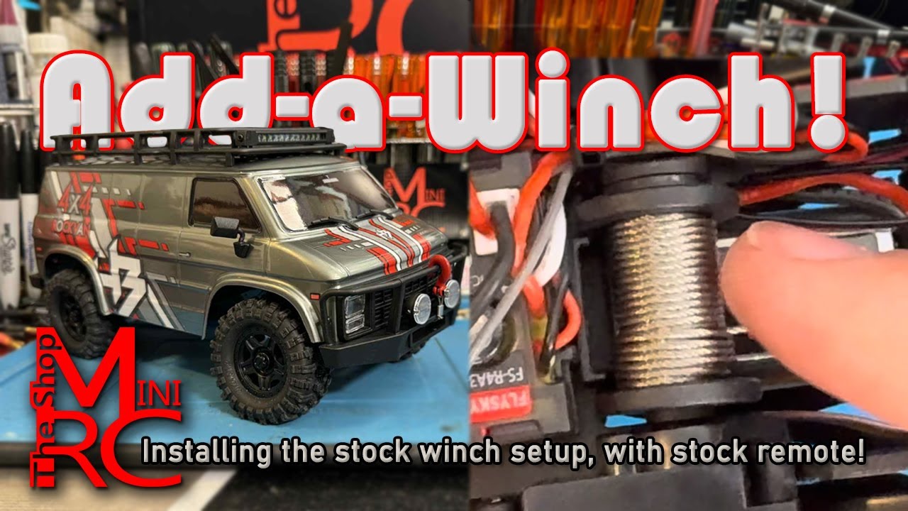 Adding a Winch to the Hobby Plus CR18P Evo V2 Rock Van &ndash; Easy Upgrade with Stock Parts!