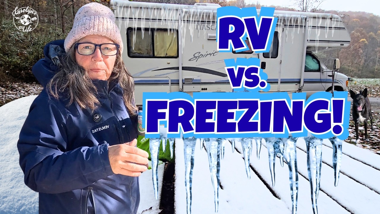 My RV vs. an Arctic Blast 🥶 — What It Takes to Stay Warm Below Freezing